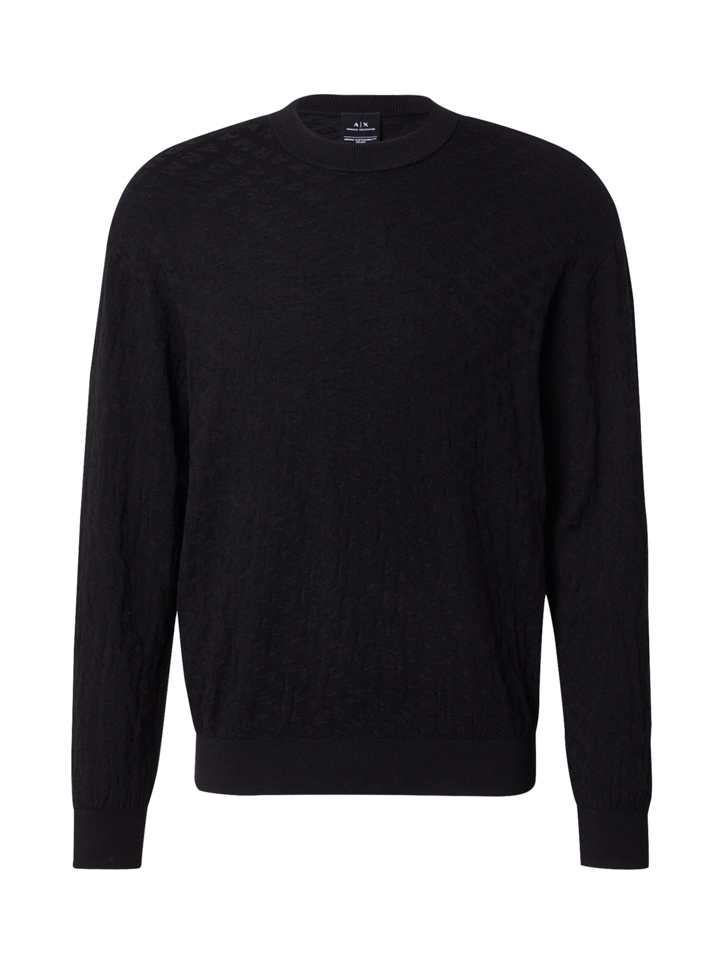 ARMANI EXCHANGE Πουλόβερ σε μαύρο: μπροστά