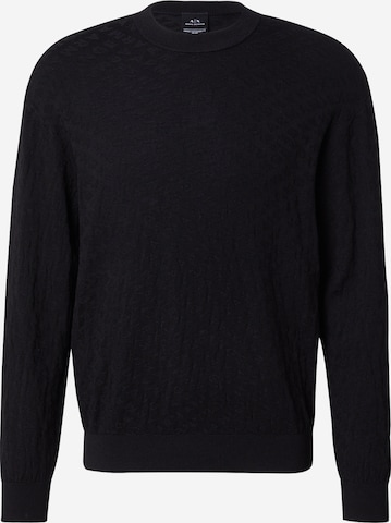 ARMANI EXCHANGE Trui in Zwart: voorkant