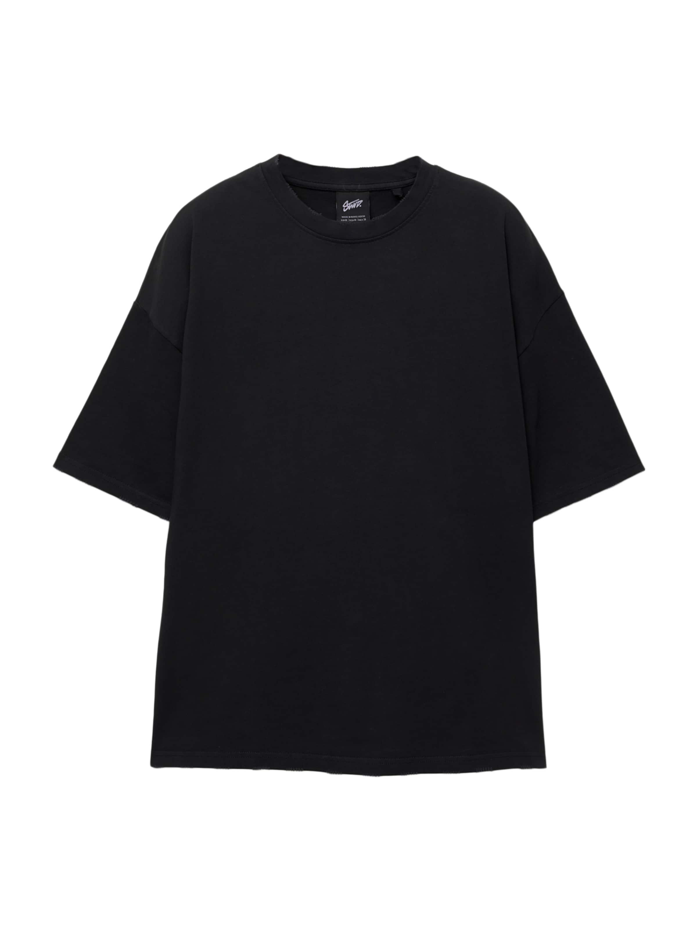 Pull&Bear T-shirt i svart: framsida
