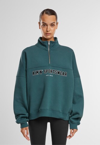 Sweat de sport Aim'n en vert : devant