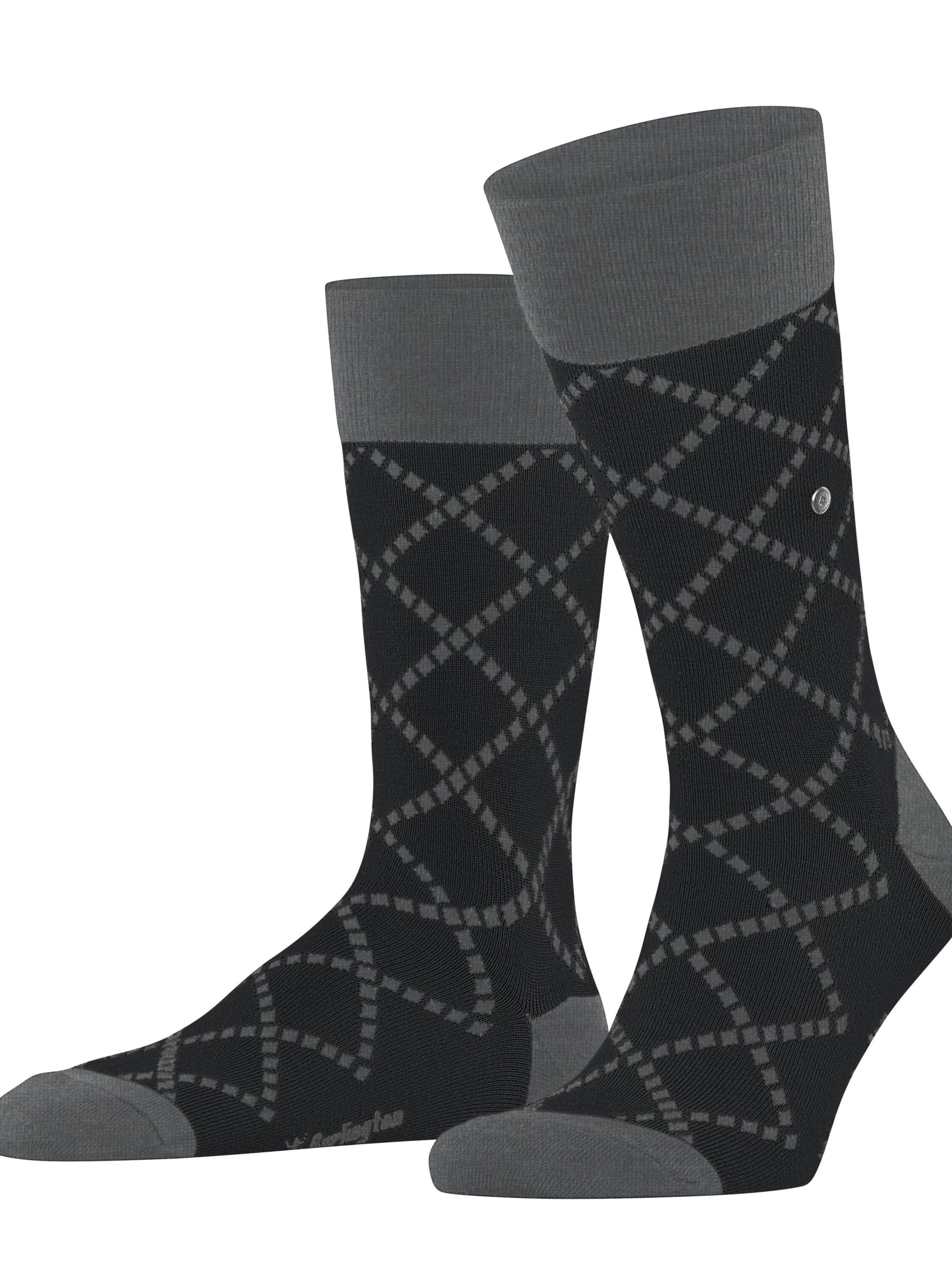 BURLINGTON Socks 'Ferry Road' in Black: front