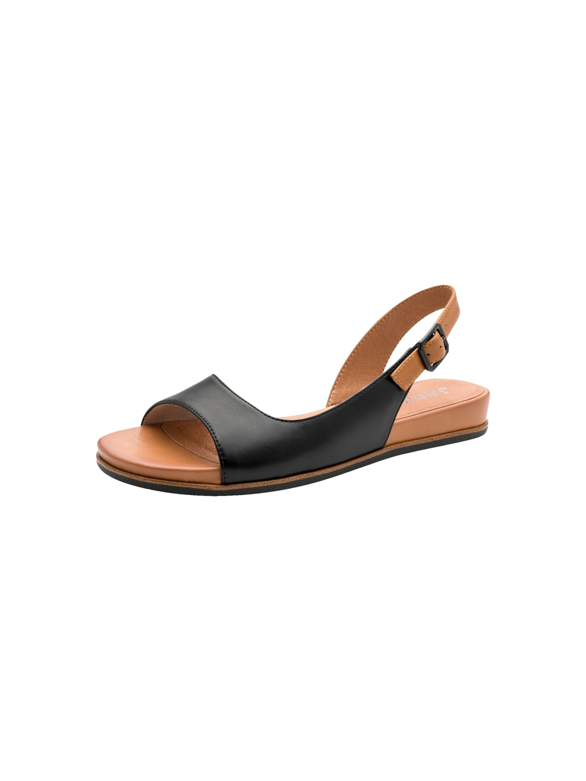 JANA Sandale 'Sandalen mit Riemchen'‌‌‌‌‌‌‌‌‌ in Schwarz: Vorderseite
