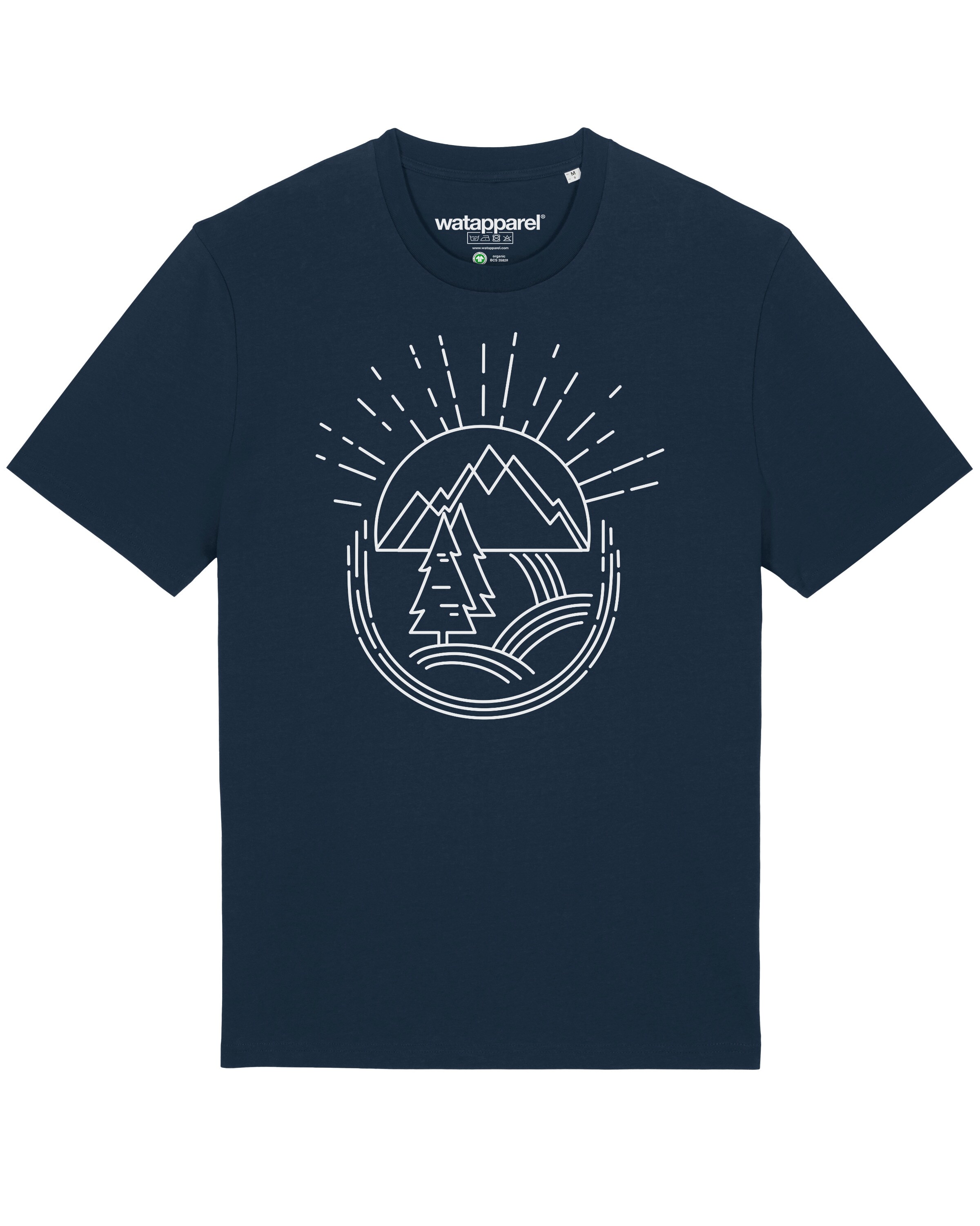 Maglietta di Watapparel in blu: frontale