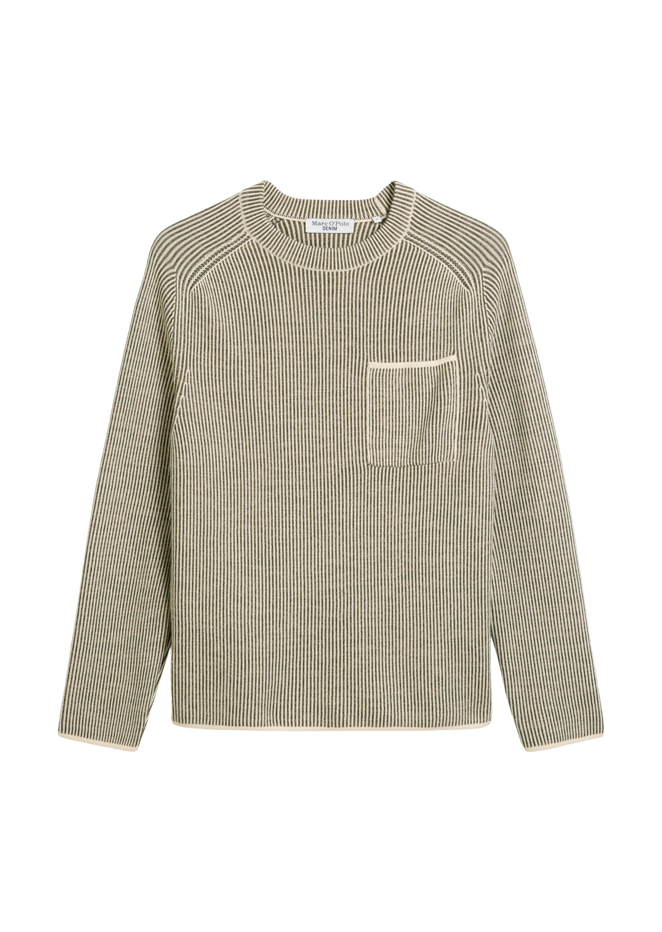 Pull-over Marc O'Polo DENIM en vert : devant