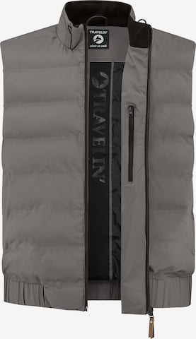Travelin Vest in Grey: front