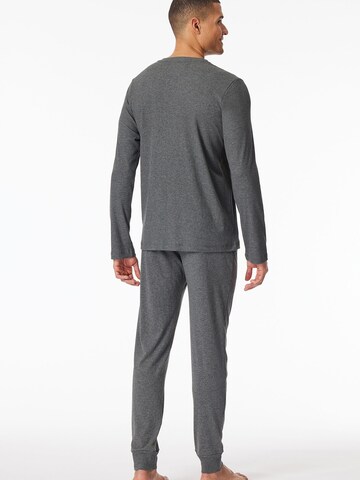 SCHIESSER Pyjama lang ' Modern Nightwear ' in Grijs
