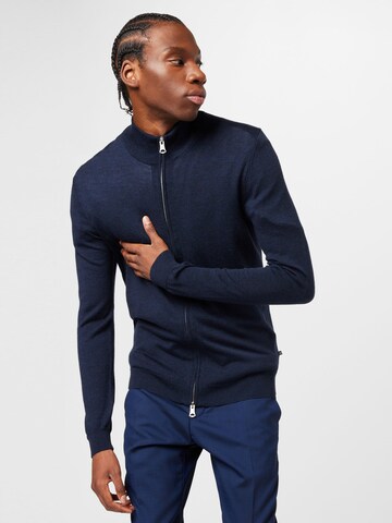 Matinique Strickjacke 'Mason' in Blau: Vorderseite
