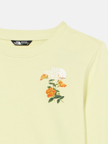 THE NORTH FACE Αθλητική μπλούζα φούτερ 'FLORA' σε κίτρινο