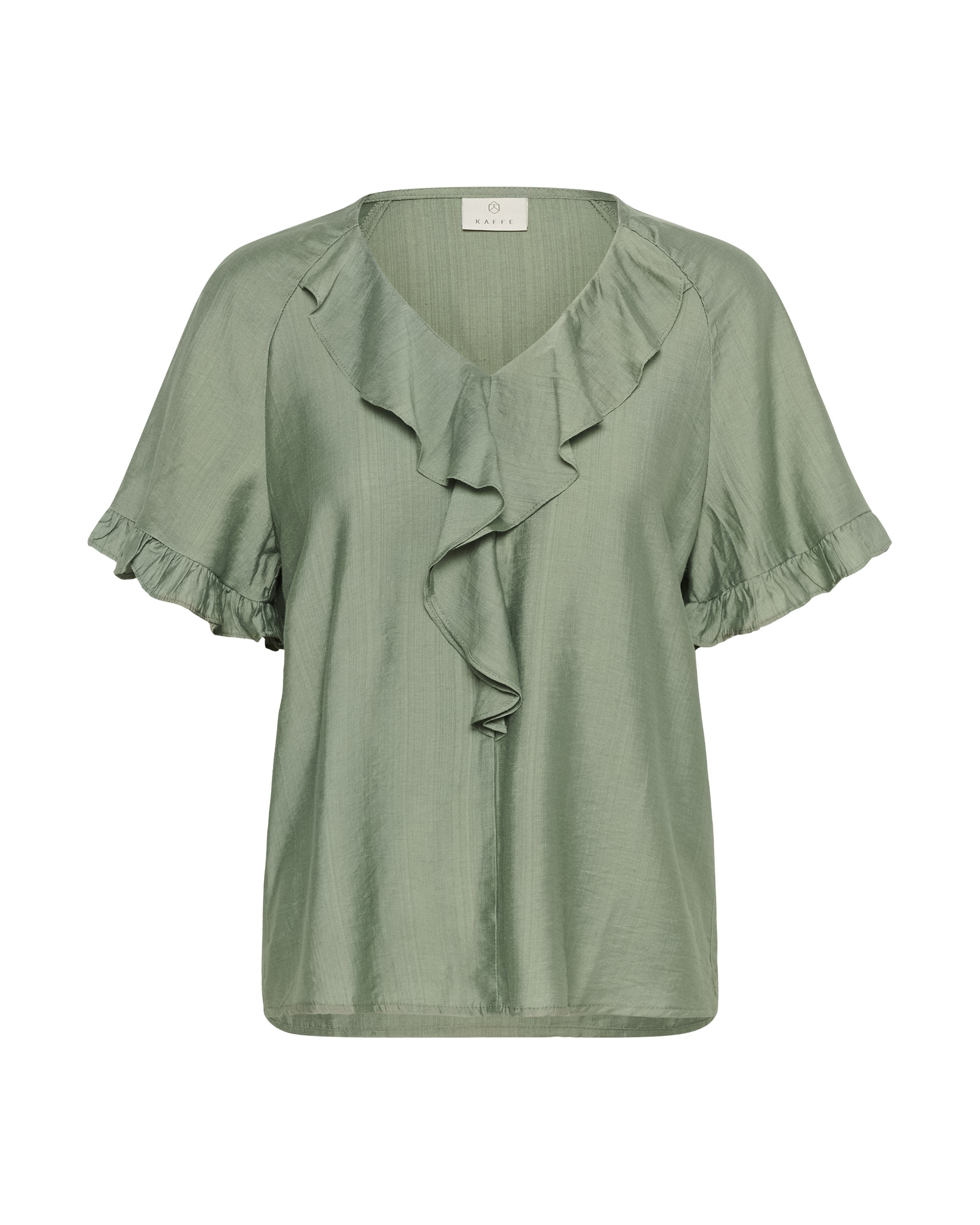 Kaffe Blouse 'Mariana ' in Groen: voorkant