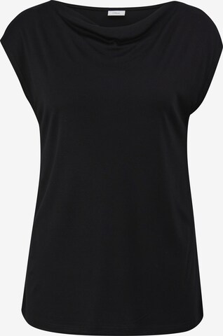 T-shirt s.Oliver BLACK LABEL en noir : devant