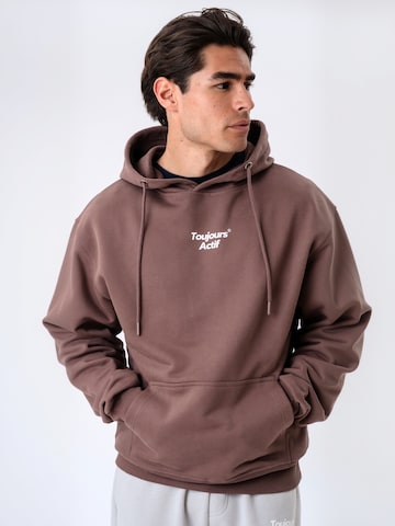 Pull-over ' Apres ' Toujours Actif en marron : devant