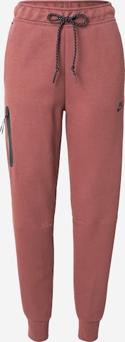 Nike Sportswear Штаны 'TCH FLC' в Красный: спереди