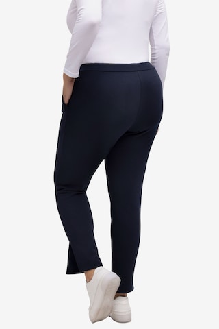 Ulla Popken Regular Broek in Blauw