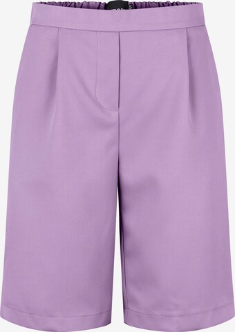 Pantalon à pince 'VAGNA' PIECES en violet : devant