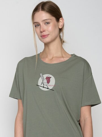 T-shirt 'Animal Koernerfreund' GREENBOMB en vert