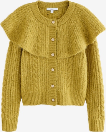 Next Neuletakki värissä keltainen: etupuoli