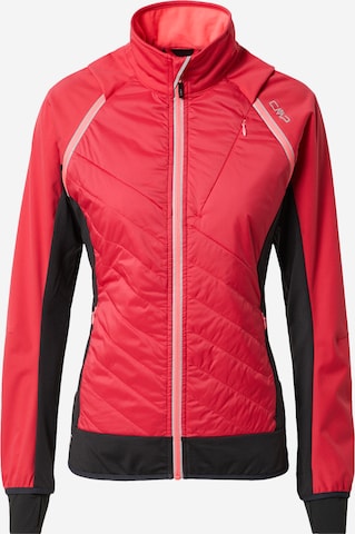 Veste outdoor CMP en rouge : devant