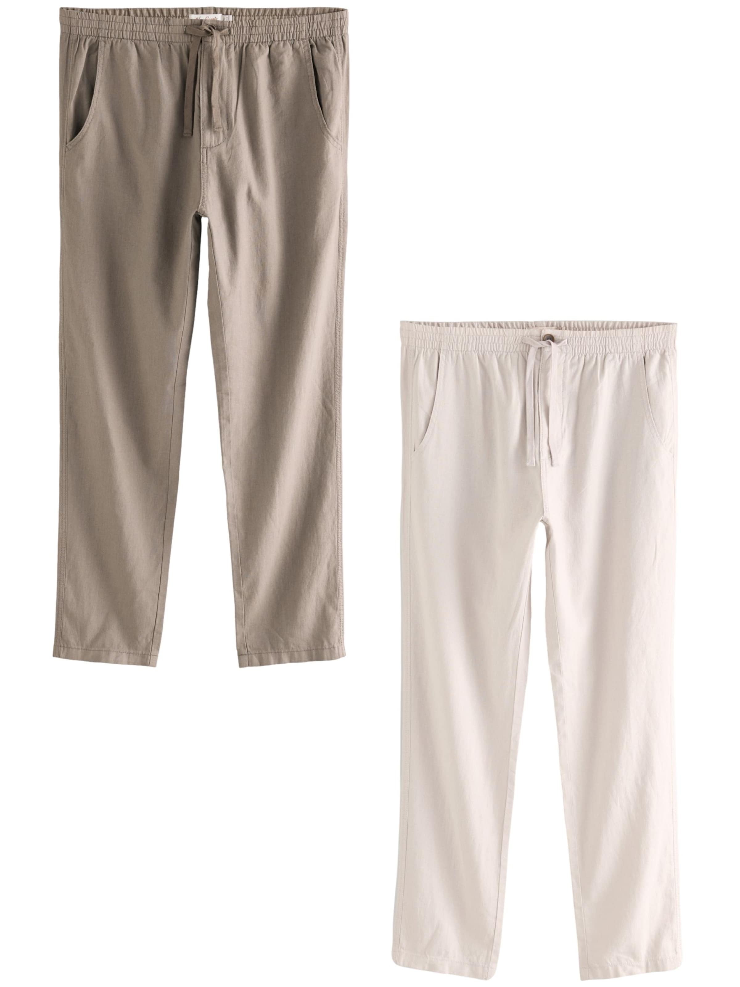 Next Regular Панталон в сиво: отпред