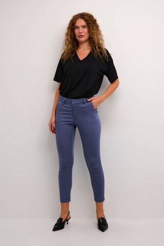 Kaffe Slimfit Chino 'Lea ' in Blauw
