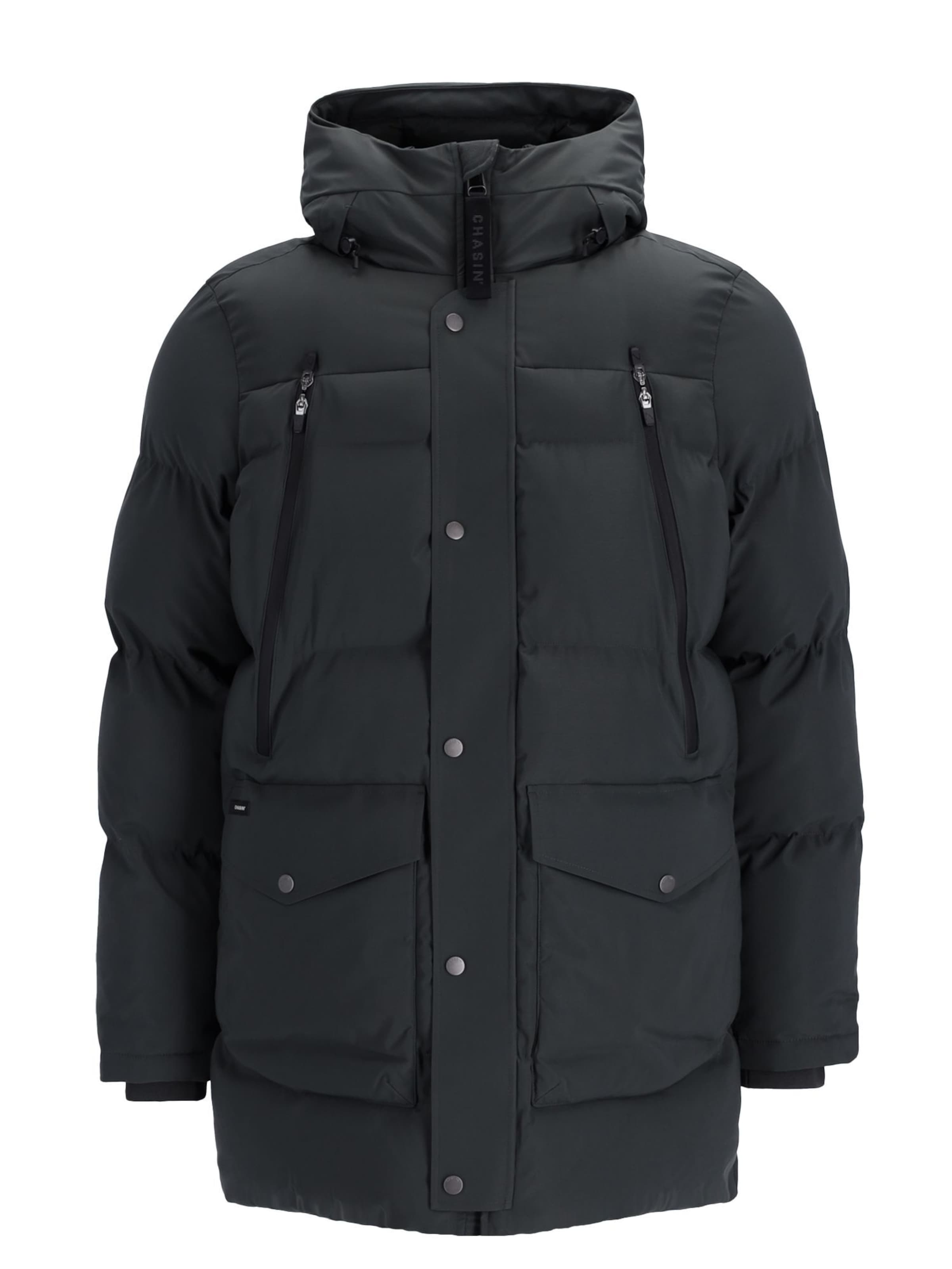 CHASIN' Weatherproof jacket 'Explorer Tech' in Green: front