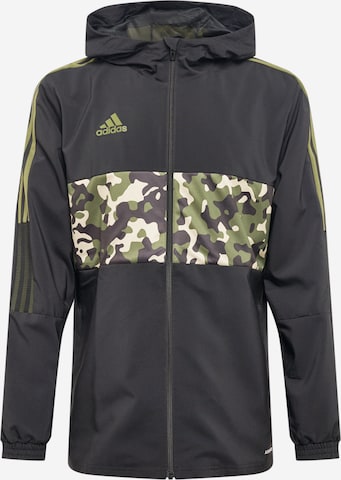 ADIDAS SPORTSWEAR Sportjas 'Tiro' in Zwart: voorkant