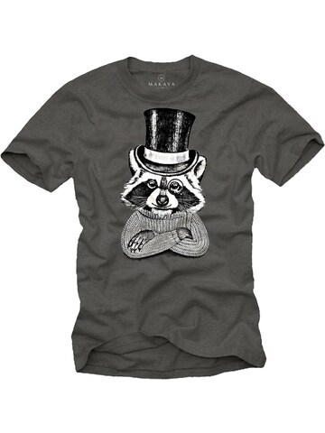MAKAYA Shirt in Grey: front