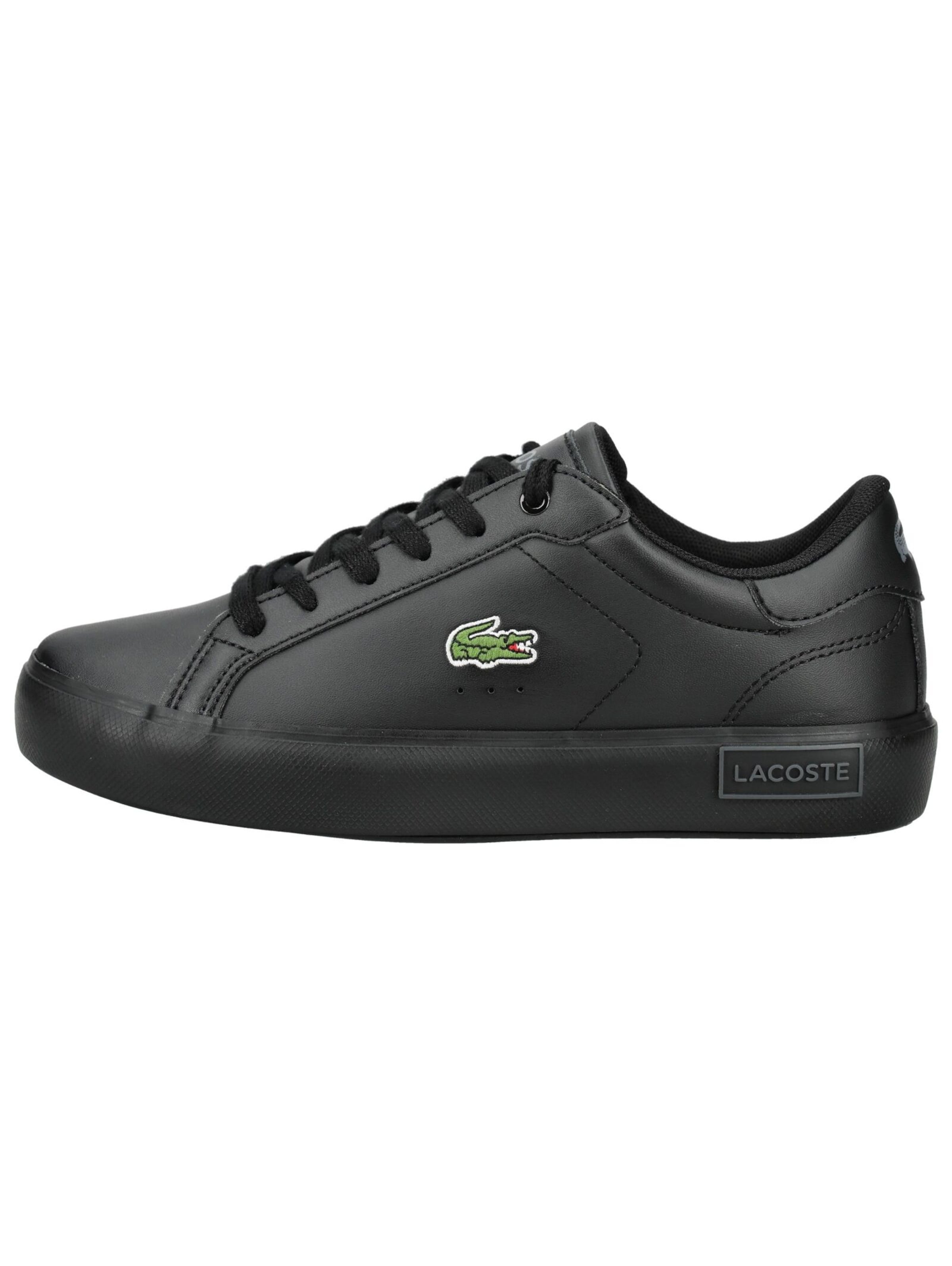 LACOSTE Trainers in Black: side