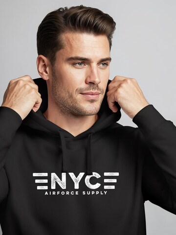Neverless Sweatshirt 'New York Air'‌‌‌‌‌‌‌‌‌‌ in Schwarz