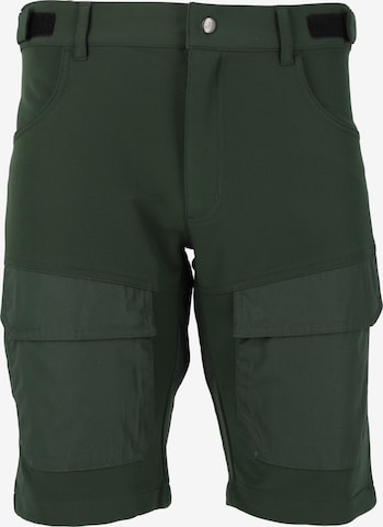 Whistler Regular Workout Pants 'ERIC' in Green: front