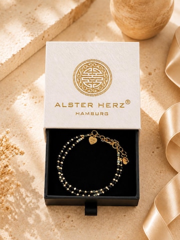 Alster Herz - Pulsera 'Black Soul' en negro
