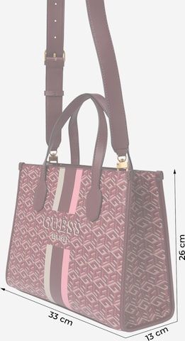 GUESS Handtasche 'Silvana' in Pink