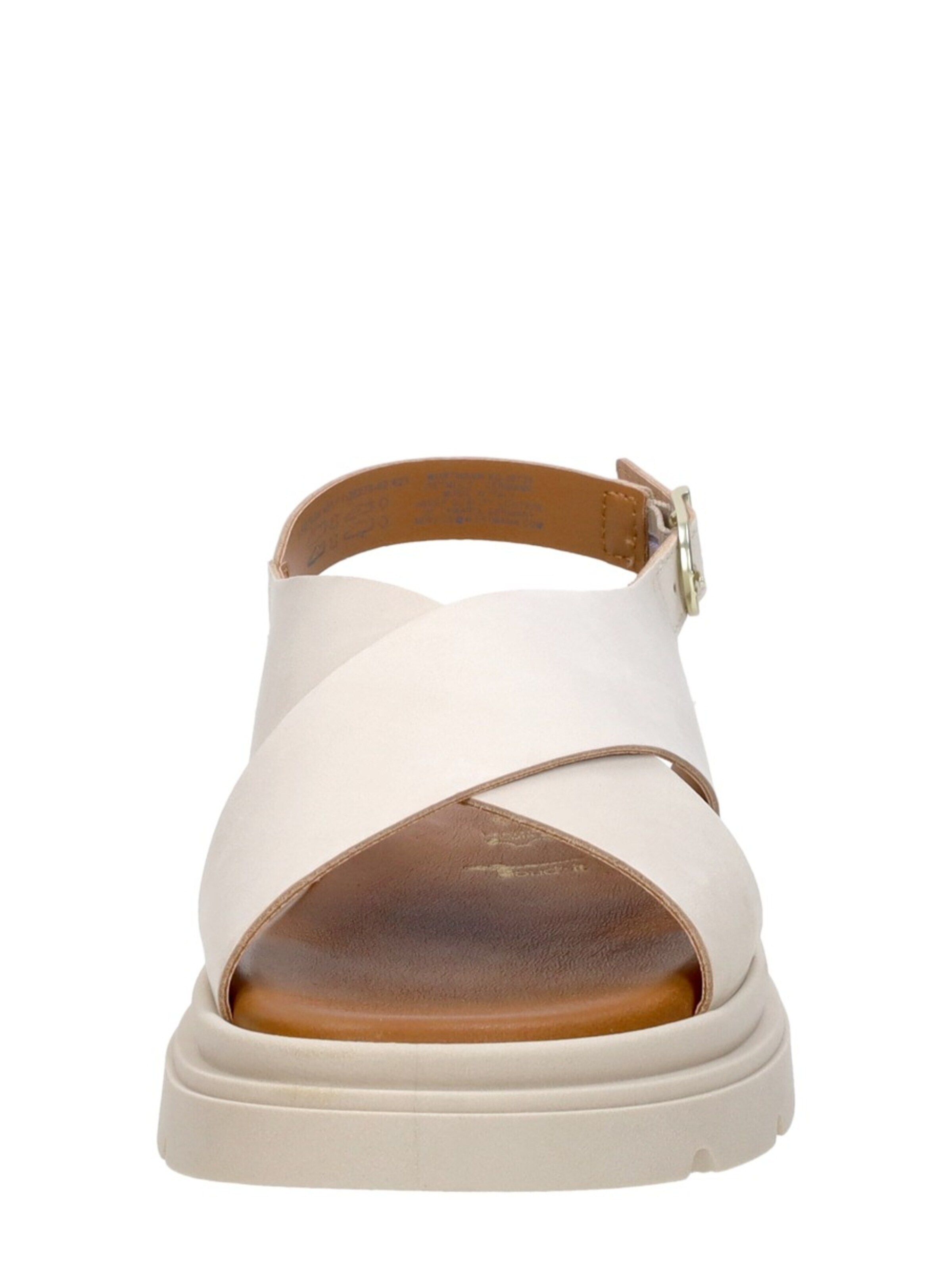 Sandales 'Sandalen Plat' Tamaris en blanc