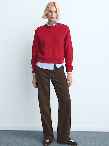 Wide leg Jeans 'DANILA' de la MANGO pe maro