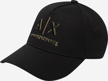 Casquette ARMANI EXCHANGE en noir : devant