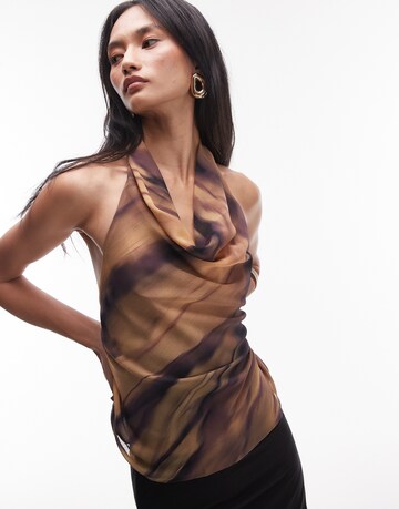 TOPSHOP Top in Brown: front