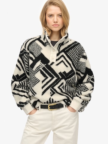 Pull-over Superdry en beige : devant