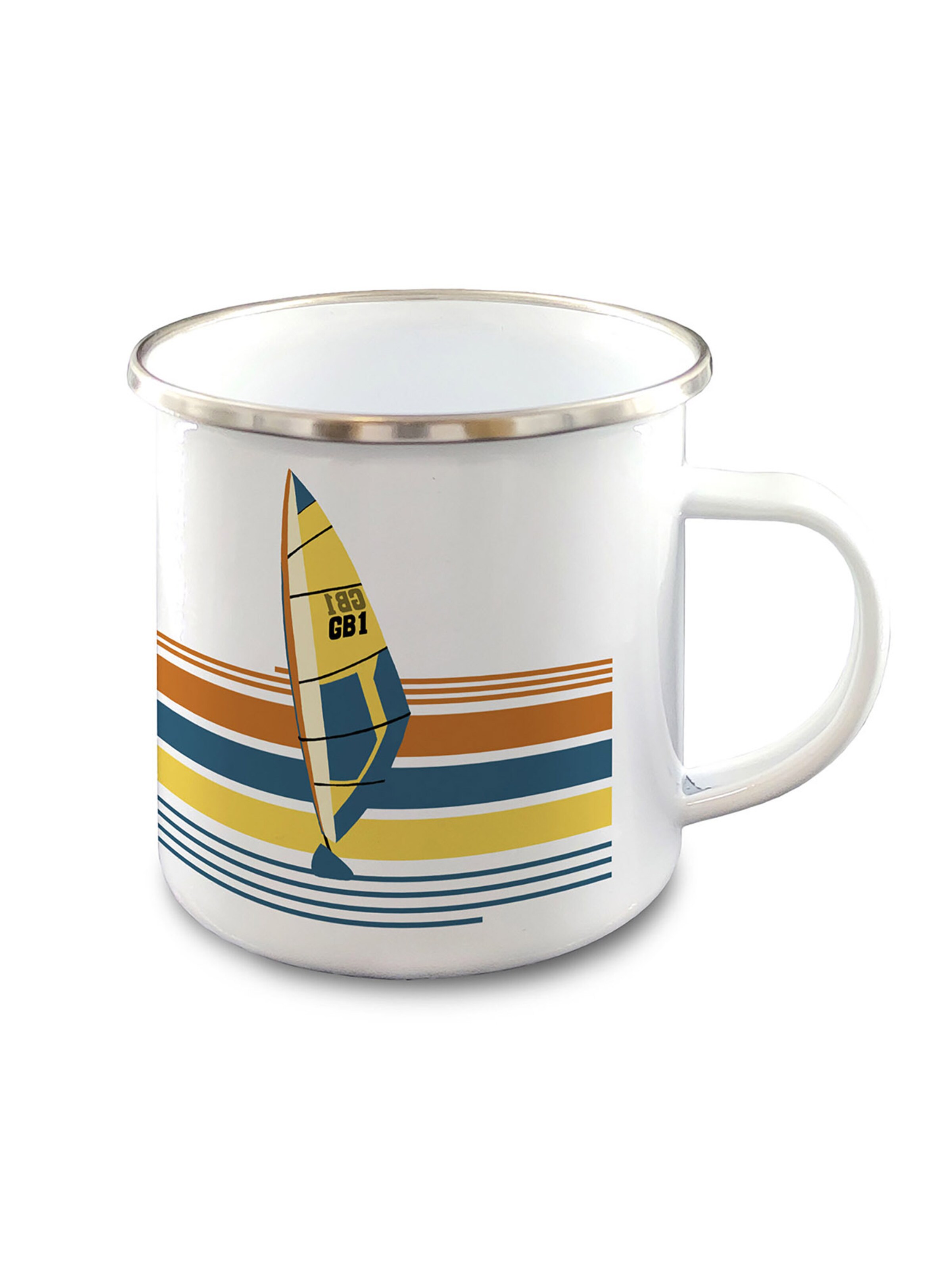 Tazza 'Nature Hard Surf' di GREENBOMB in bianco: frontale