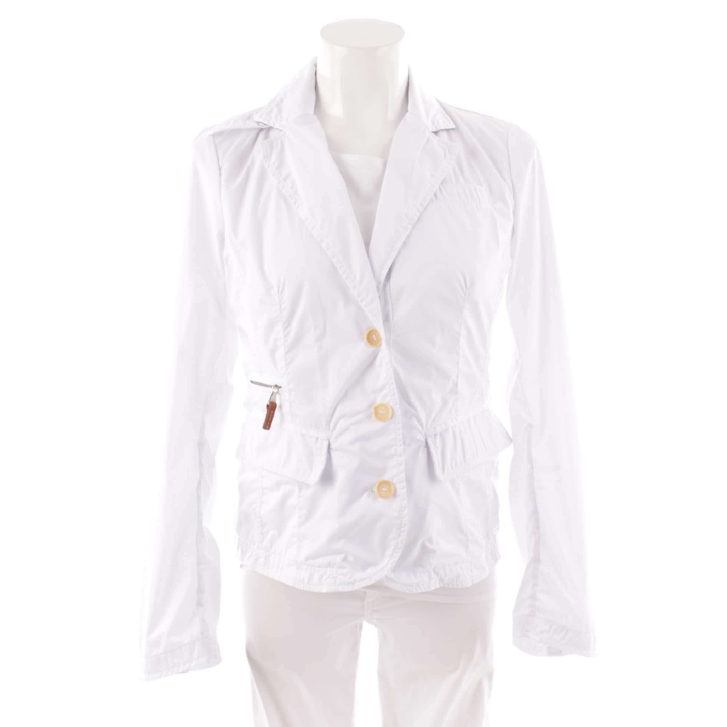 mabrun Übergangsjacke  S in Weiß: Vorderseite