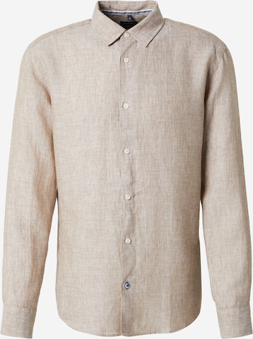 OLYMP Regular Fit Paita värissä ruskea: etupuoli