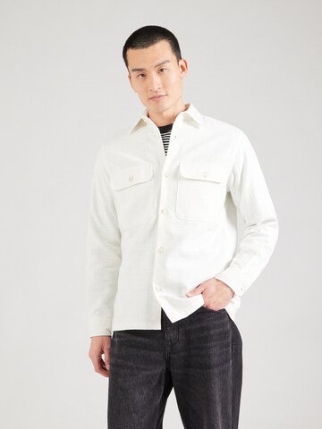 JACK & JONES Comfort fit Srajca | bela barva: sprednja stran