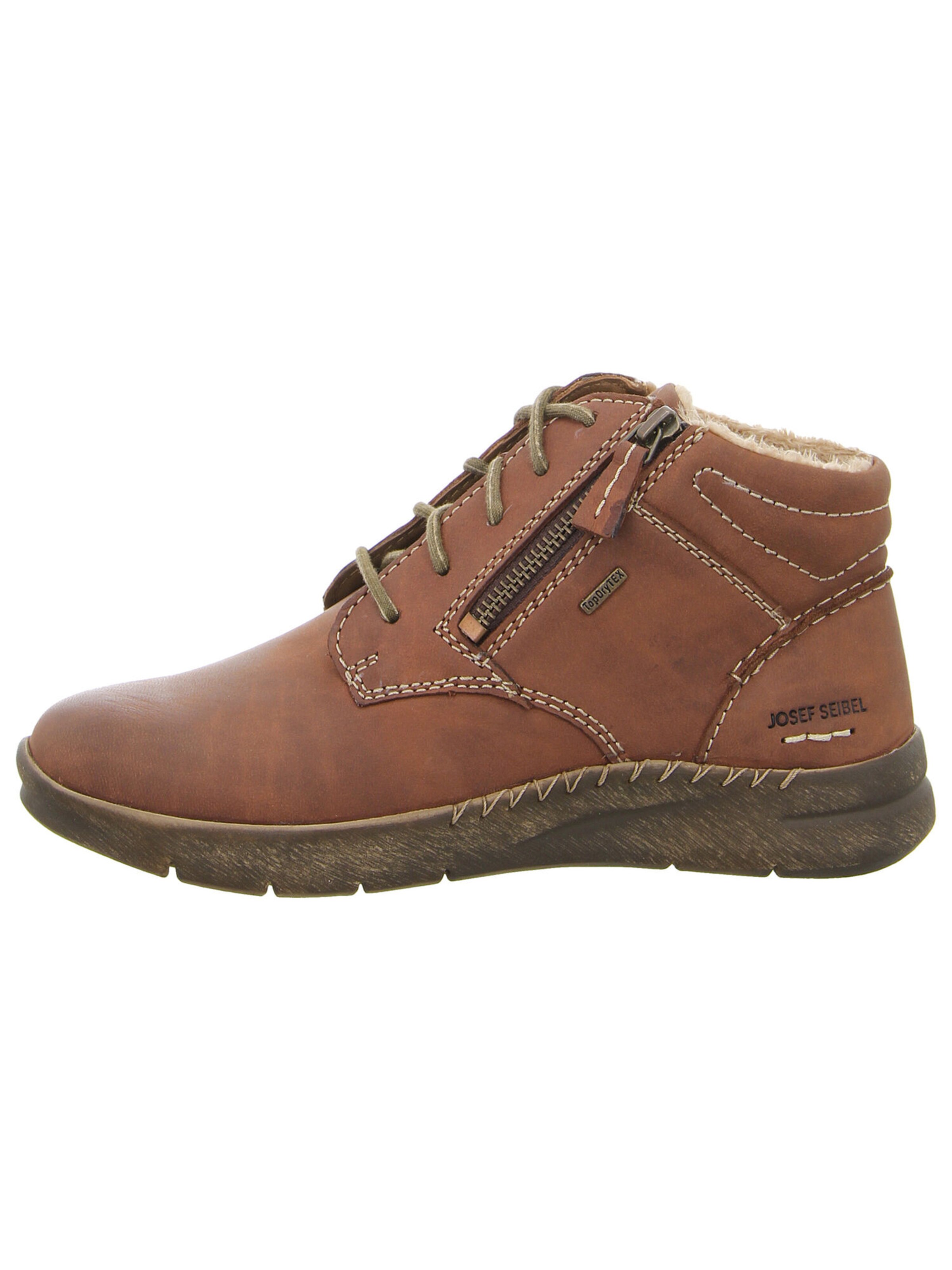 JOSEF SEIBEL Lace-Up Boots 'Conny 52' in Brown