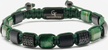 GT Collection Bracelet 'Flat-Bead' in Green: front