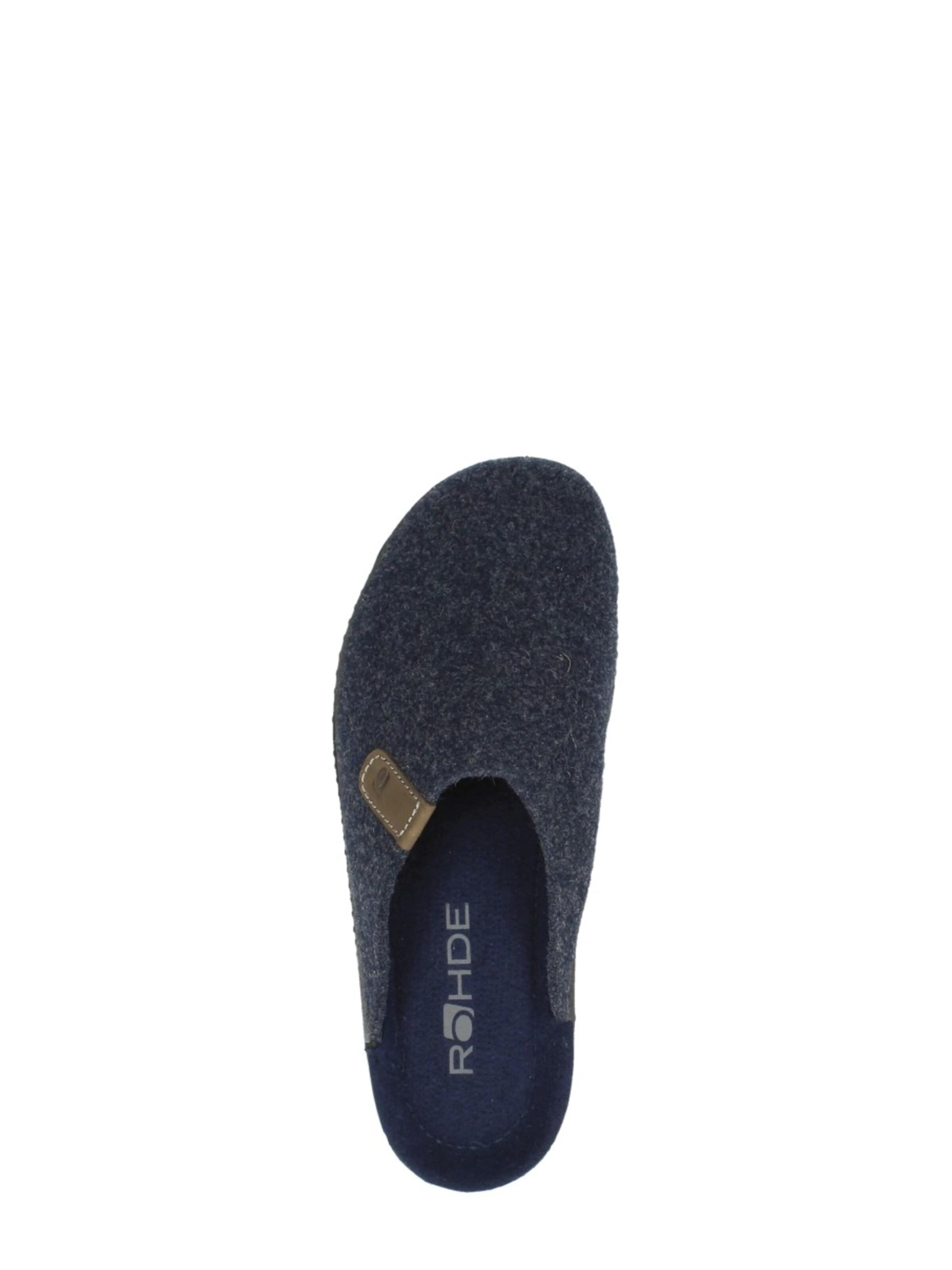 ROHDE Huisschoen 'Pantoffels Open' in Blauw