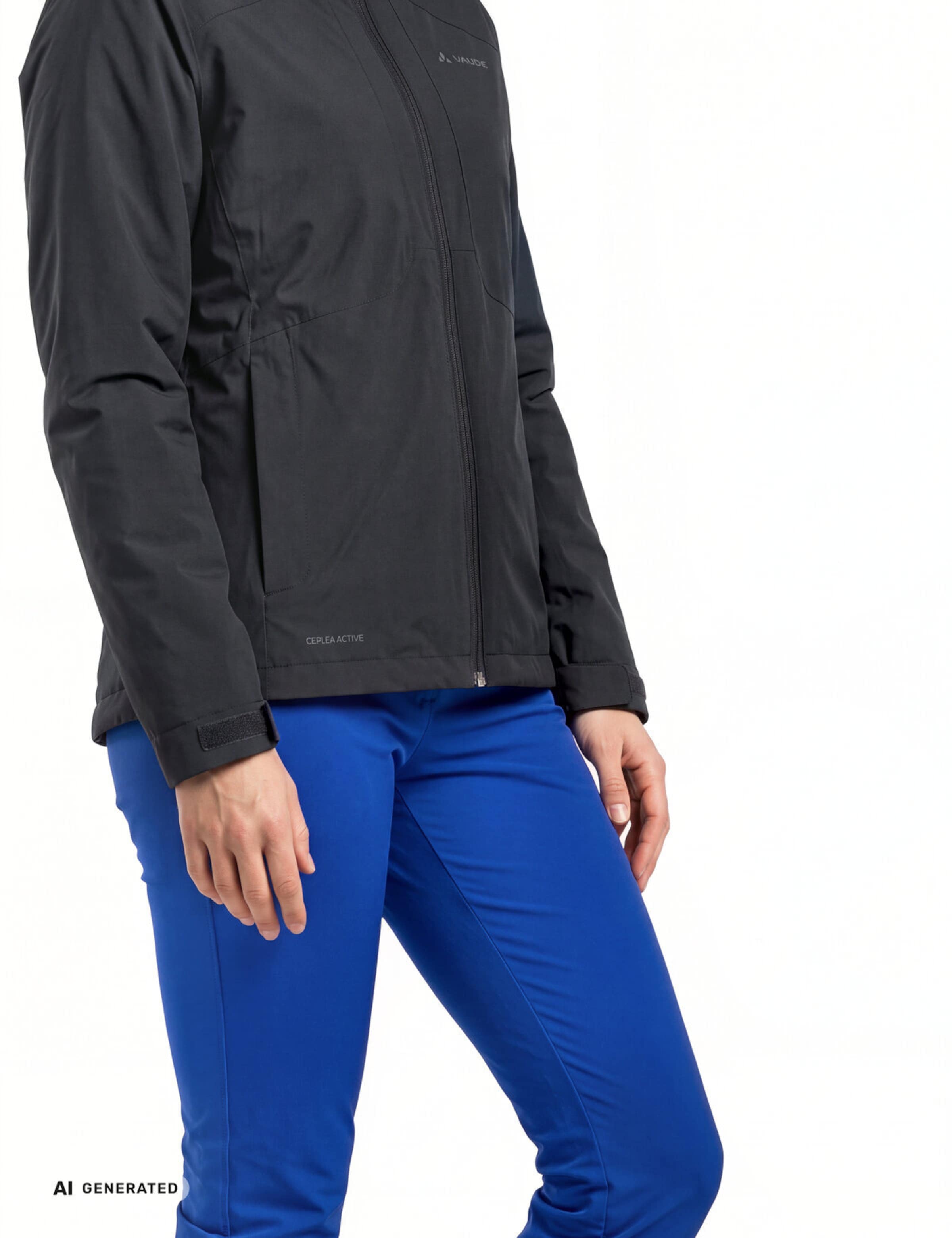 VAUDE Morkon Wool-lined Jacket in Schwarz