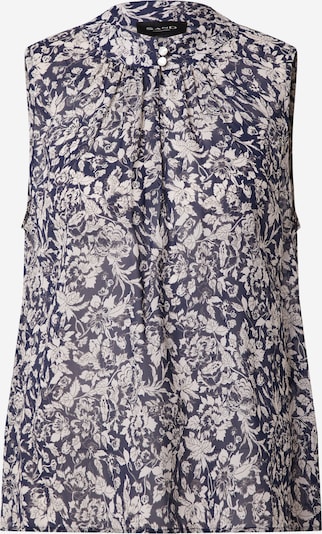 SAND COPENHAGEN Bluse 'Prosi' in dunkelblau / weiß, Produktansicht