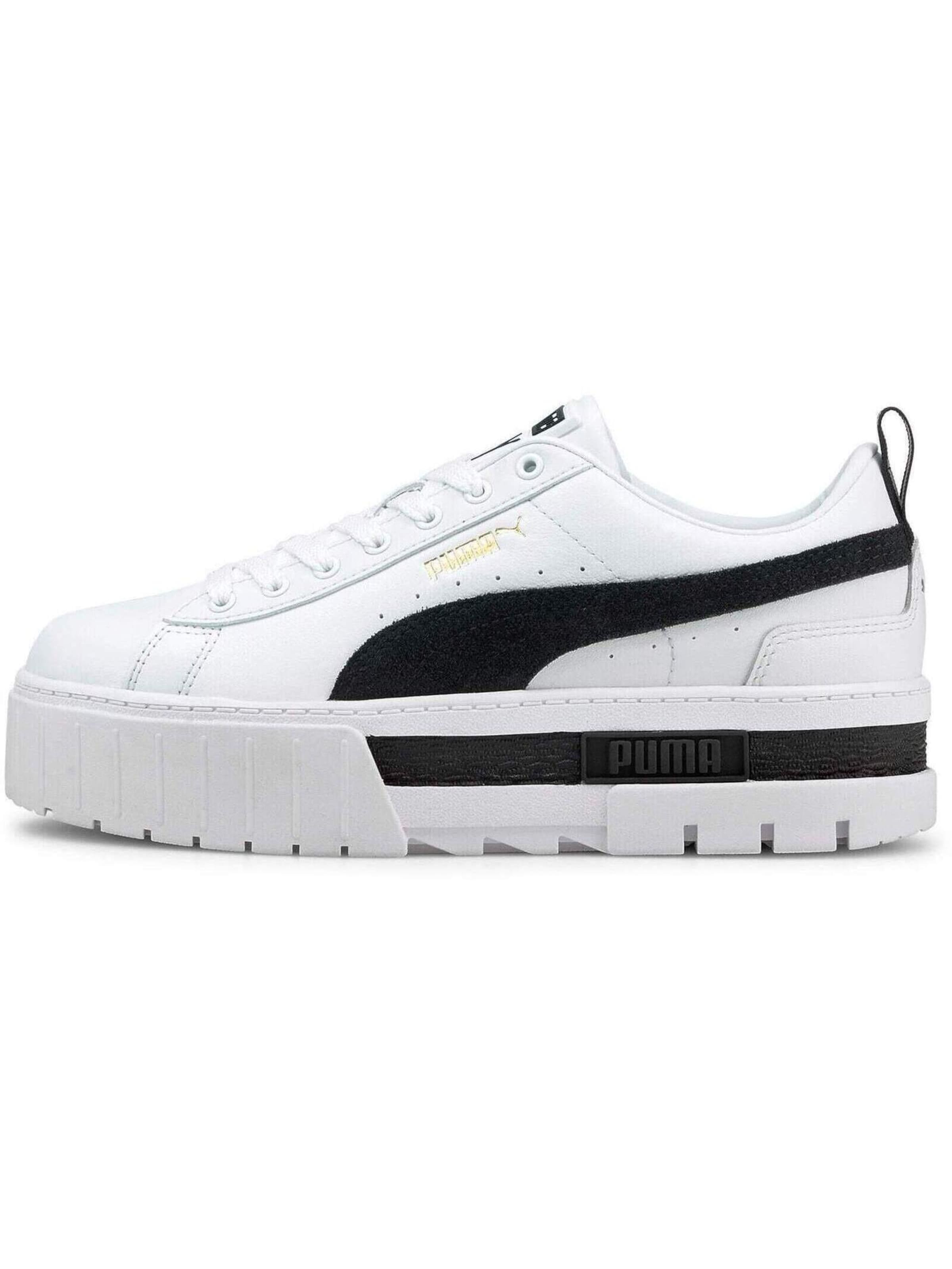 PUMA - Calzado deportivo 'Puma Mayze Lth' en blanco: frente