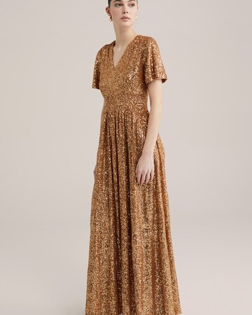 auksinė WE Fashion Vakarinė suknelė: priekis