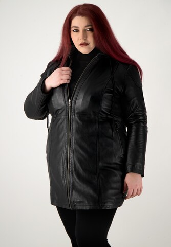 URBAN 5884® Between-Season Jacket 'Kate' in Black: front