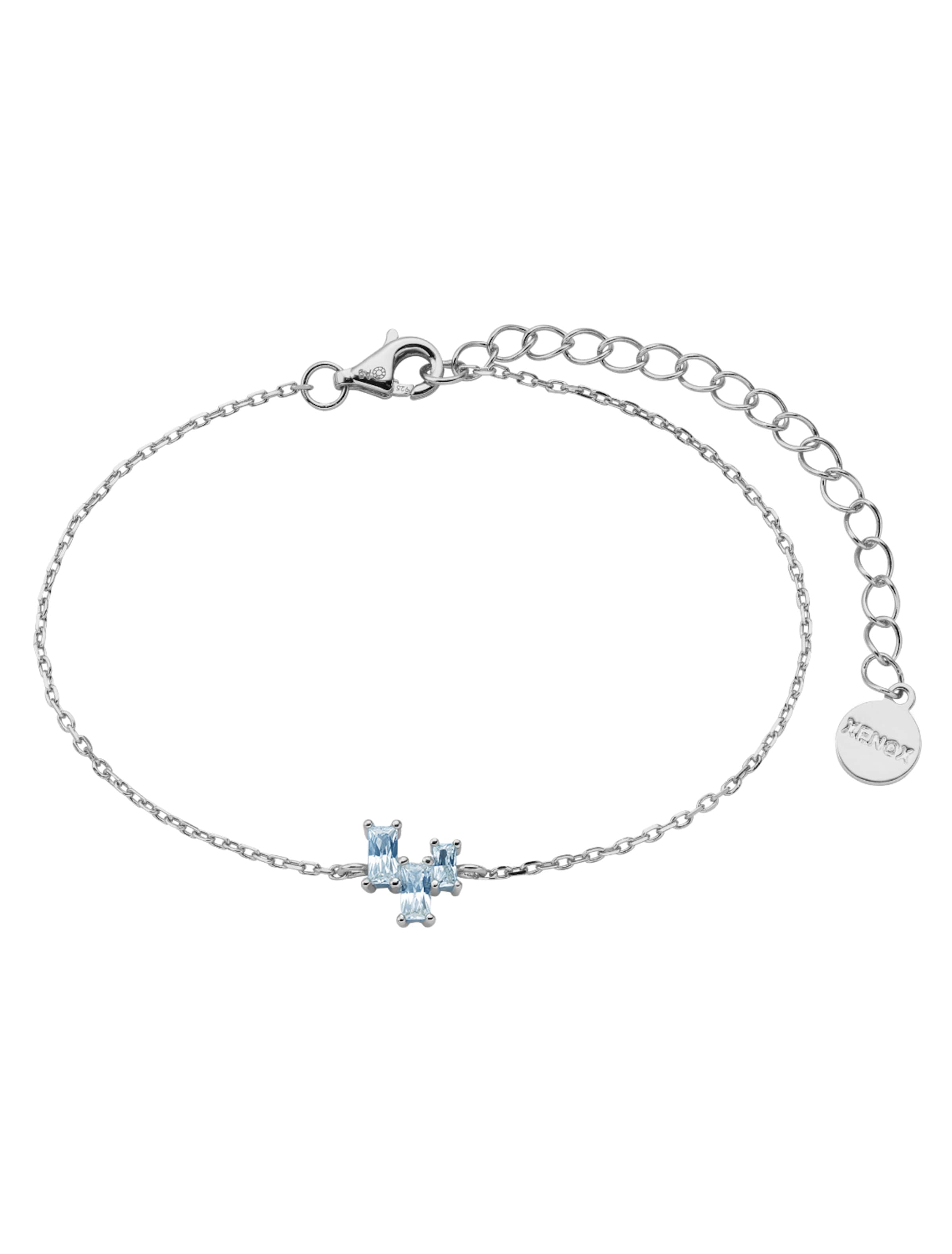 XENOX Armband in Silber: Vorderseite