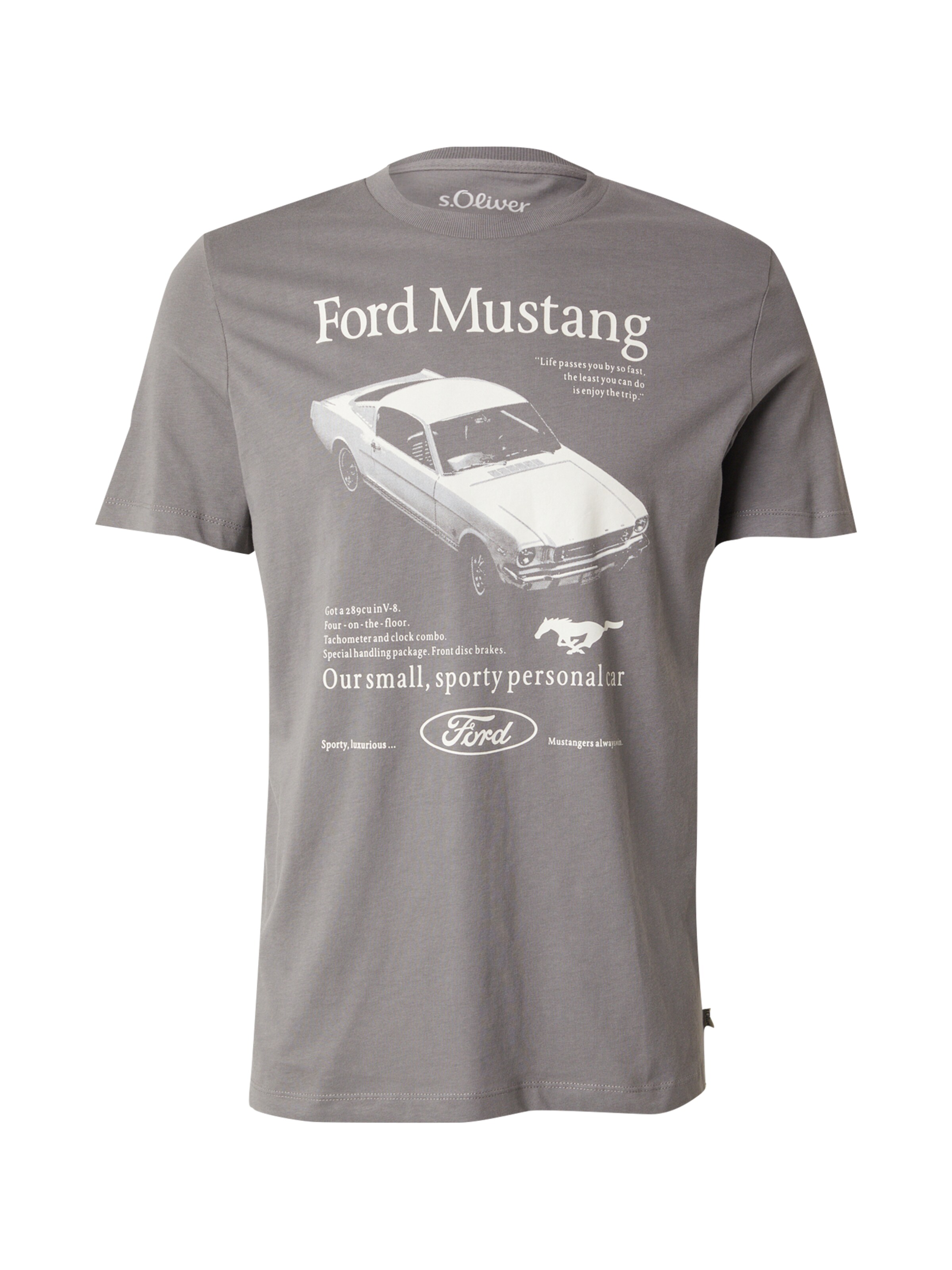 s.Oliver Shirt in Grijs: voorkant